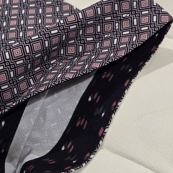 7 Diamonds Mens 4 Way Stretch Short Sleeve Button Up Shirt XL Diamond Design - Picture 9 of 10